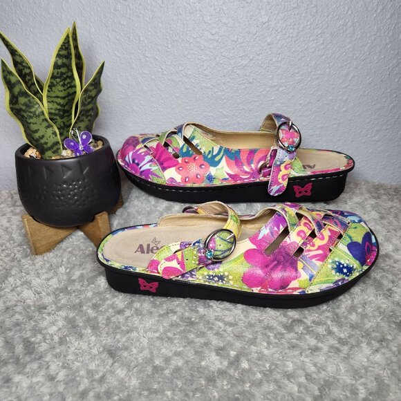 Like New - Alegria Fresia Happy Days Comfort Clogs Slip-ons - Size: 38 / 7.5 - Picture 6 of 10
